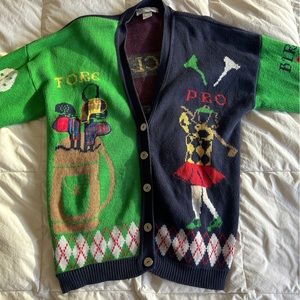 Vintage Golf Cardigan